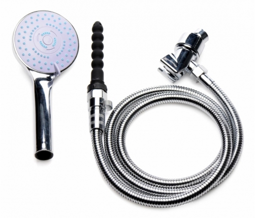 CleanStream Deluxe Intimate Hygiene Set 5-Mode, 144 cm Hose, Silver