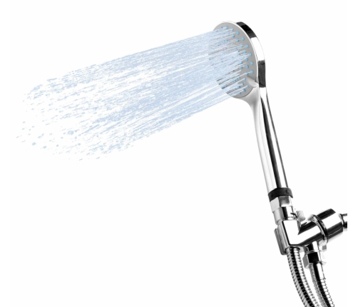 CleanStream Deluxe Intimate Hygiene Set 5-Mode, 144 cm Hose, Silver