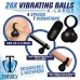 Trinity Vibes Vibrating Silicone Balls X-Large, Remote Control, Waterproof