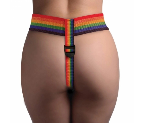 Pipedream Take the Rainbow Adjustable Universal Harness, Black