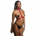 nsnovelties Chest Harness Red - Adjustable Vegan Leather Accessory