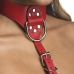 nsnovelties Chest Harness Red - Adjustable Vegan Leather Accessory