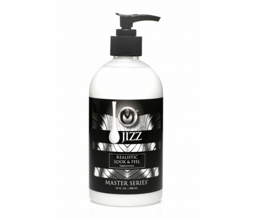 Jizz Body White Water-Based Lubricant 488 ml - Long-Lasting Formula