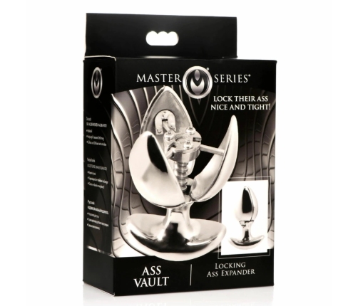 Master Series Vault Stainless Expander Plug with Locking System, Silver