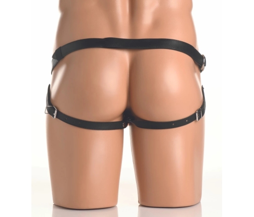 XR Brands Master Series Silicone Vibrating Intimate Extension Beige Adjustable
