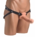 XR Brands Master Series Silicone Vibrating Intimate Extension Beige Adjustable