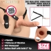 XR Brands Master Series Silicone Vibrating Intimate Extension Beige Adjustable
