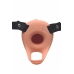 XR Brands Master Series Silicone Vibrating Intimate Extension Beige Adjustable