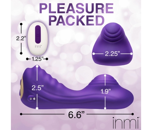 Blush Ride N' Grind Silicone Intimate Device with Remote, Dual Motors