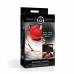 XR Brands Rose Candle with Holder Red - Decorative Soy Wax Set