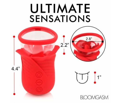 Lily Lover Intimate System with Suction & Multi-Mode Vibration, Pink, 11cm