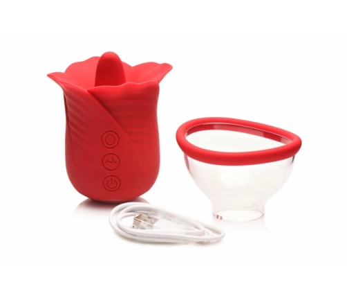 Lily Lover Intimate System with Suction & Multi-Mode Vibration, Pink, 11cm