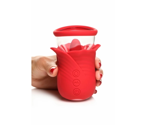 Lily Lover Intimate System with Suction & Multi-Mode Vibration, Pink, 11cm