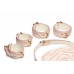 XR Brands Kitty Pink Bondage Set Vegan Leather Gold Accents Adjustable