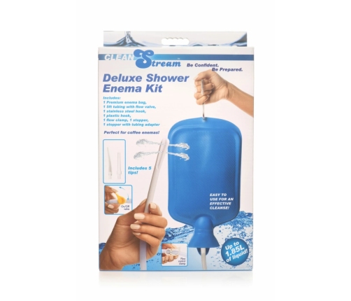 XR Brands Deluxe Shower Cleaning System 1.85L with Multi-Tip Set