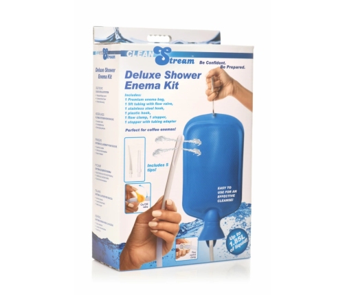 XR Brands Deluxe Shower Cleaning System 1.85L with Multi-Tip Set