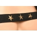 XR Brands Chest Harness & Arm Bands Black Adjustable Set 89-102cm
