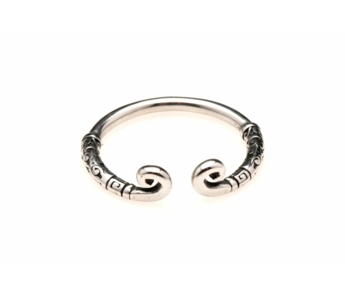 XR Brands Stainless Steel Pressure Ring Silver - Ergonomic Metal Design