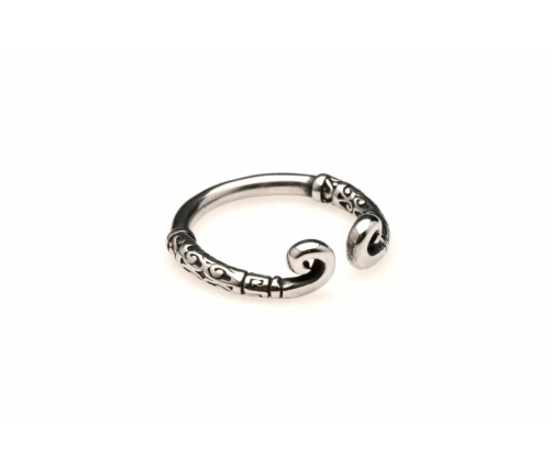 XR Brands Stainless Steel Pressure Ring Silver - Ergonomic Metal Design