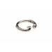 XR Brands Stainless Steel Pressure Ring Silver - Ergonomic Metal Design