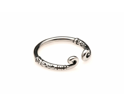 XR Brands Stainless Steel Pressure Ring Silver - Ergonomic Metal Design
