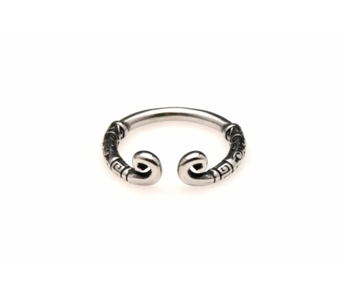 XR Brands Stainless Steel Pressure Ring Silver - Ergonomic Metal Design