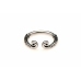 XR Brands Stainless Steel Pressure Ring Silver - Ergonomic Metal Design