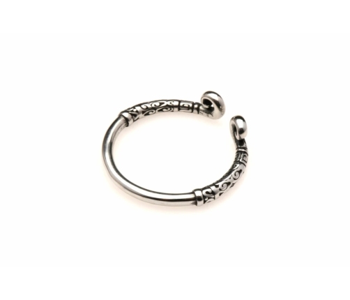 XR Brands Stainless Steel Glans Ring Silver - Precision Comfort Fit