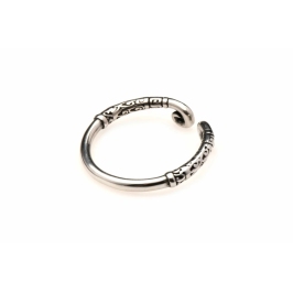 XR Brands Stainless Steel Glans Ring Silver - Precision Comfort Fit