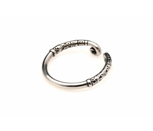 XR Brands Stainless Steel Glans Ring Silver - Precision Comfort Fit
