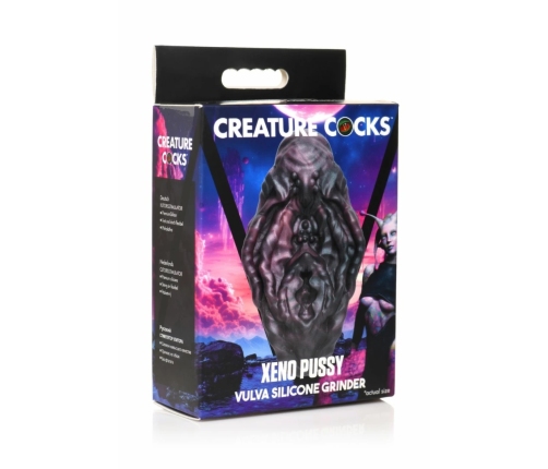 XR Brands Xeno Silicone Intimate Grinder Red & Black Textured Surface