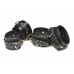 XR Brands Temptress Thigh Harness Black - Adjustable Vegan Leather Set