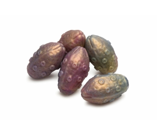 XR Brands Deep Invader Silicone Tentacle with Removable Eggs, Multicolor