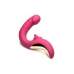 XR Brands Tease & Please Dual-Motion Pink Intimate Device, USB, Silicone