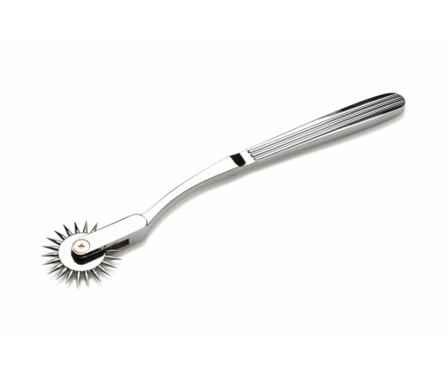 XR Brands Wartenberg Wheel Silver - Precision Sensory Tool, Stainless Steel