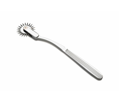 XR Brands Wartenberg Wheel Silver - Precision Sensory Tool, Stainless Steel