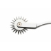 XR Brands Wartenberg Wheel Silver - Precision Sensory Tool, Stainless Steel