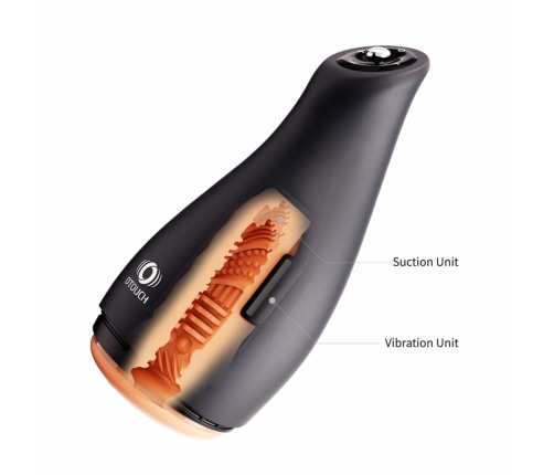 OTOUCH Airturn3 Premium Intimate Device with Vibration & Suction, Black