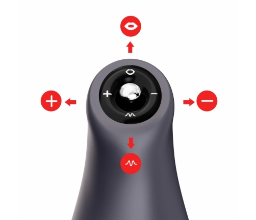 OTOUCH Airturn3 Premium Intimate Device with Vibration & Suction, Black