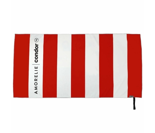 Amorelie Condor Soft Microfiber Towel - Quick-Dry, Grey, 100x50cm