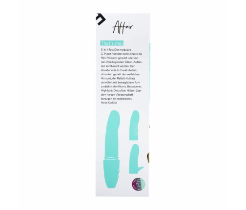 Affair G-Spot Intimate Stimulation Device Grey Ergonomic Design