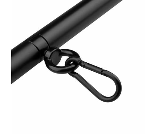 Ouch! Adjustable Spreader Bar Black - Anodized Aluminum, 41-62 cm