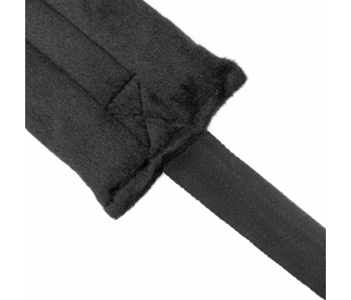Loving Joy Adjustable Intimate Swing with Soft Fleece Support, Black