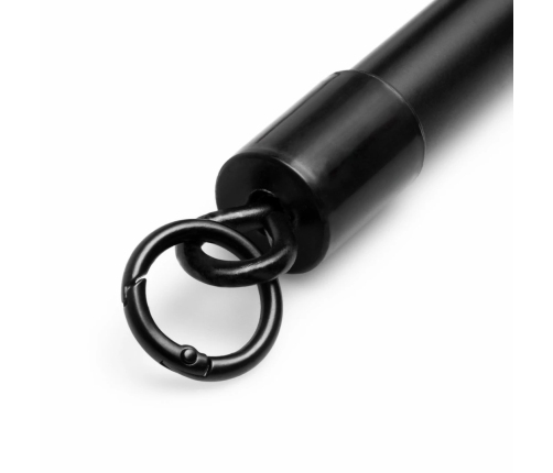 EasyToys Adjustable Restraint Cross Bar with Synthetic Leather Cuffs Black