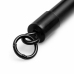EasyToys Adjustable Restraint Cross Bar with Synthetic Leather Cuffs Black