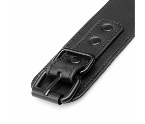 EasyToys Total Restraint Set Black - Adjustable Synthetic Leather Kit