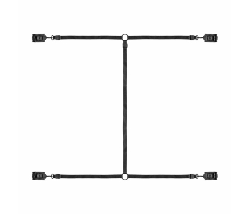 Bedroom Fantasies Model 8719934011106 Adjustable Bed Restraint System Black