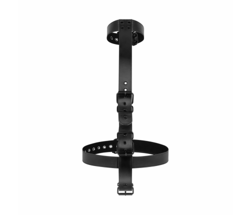 EasyToys Faux Leather Body Restraint Set - Adjustable Collar & Cuffs