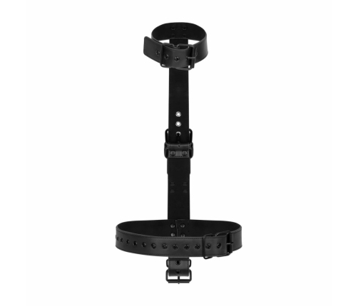 EasyToys Faux Leather Body Restraint Set - Adjustable Collar & Cuffs