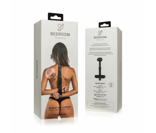 EasyToys Faux Leather Body Restraint Set - Adjustable Collar & Cuffs